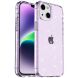 Защитный чехол UniCase Glitter Shell для Apple iPhone 15 - Purple (329535V). Фото 1 из 8