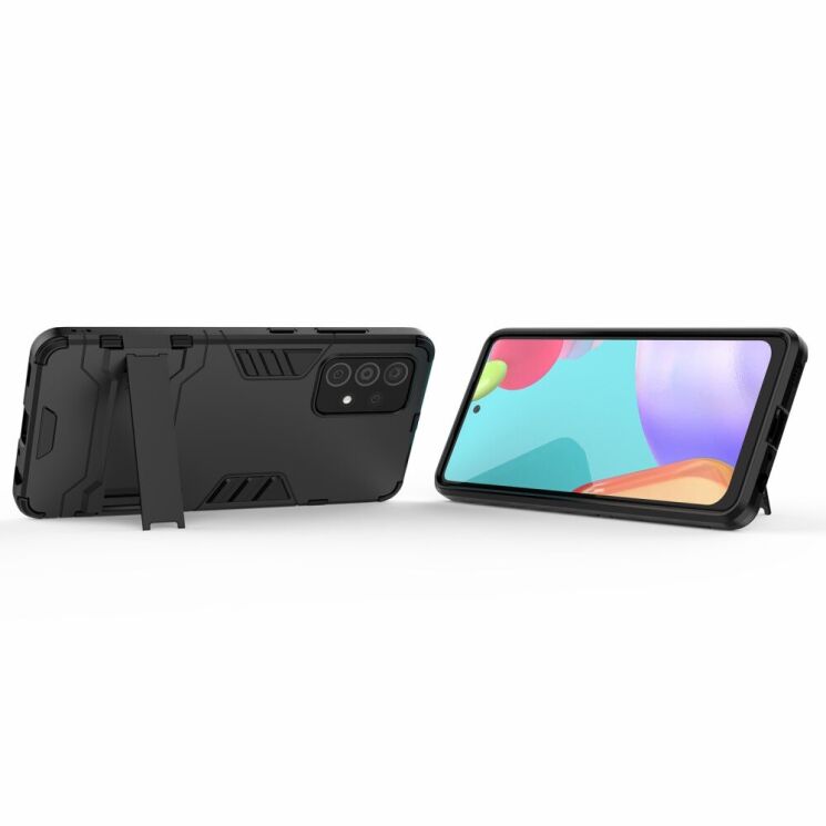 Защитный чехол UniCase Hybrid для Samsung Galaxy A52 (A525) / A52s (A528) - Black: фото 3 из 11