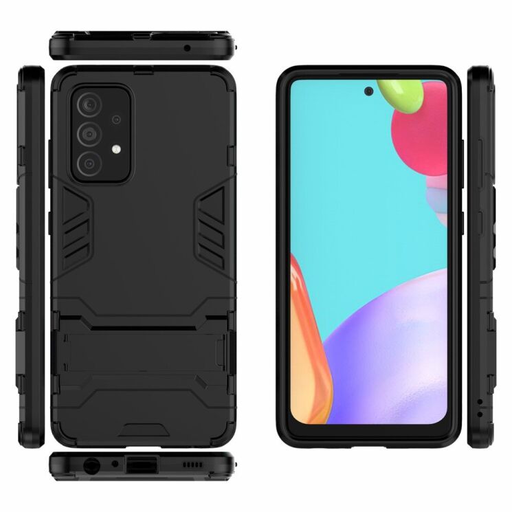 Защитный чехол UniCase Hybrid для Samsung Galaxy A52 (A525) / A52s (A528) - Black: фото 6 из 11