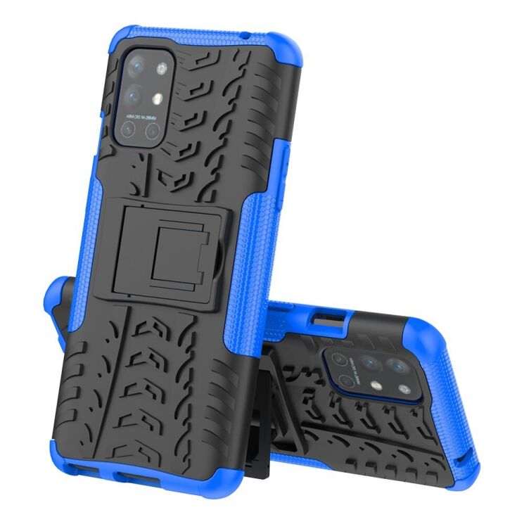 Защитный чехол UniCase Hybrid X для OnePlus 9R / OnePlus 8T - Blue: фото 3 из 9