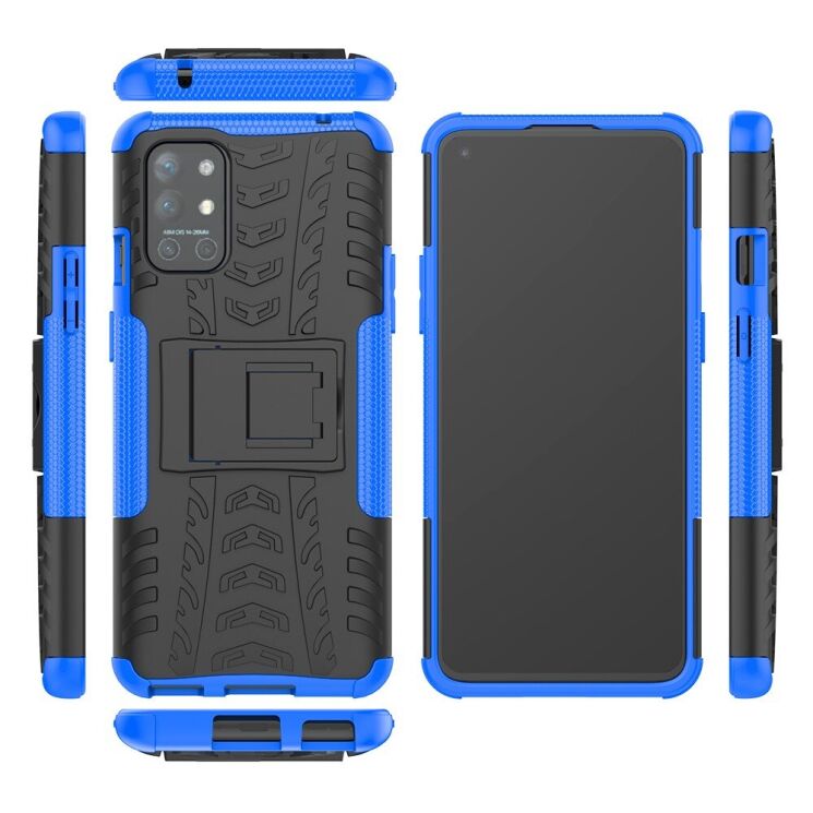 Защитный чехол UniCase Hybrid X для OnePlus 9R / OnePlus 8T - Blue: фото 2 из 9