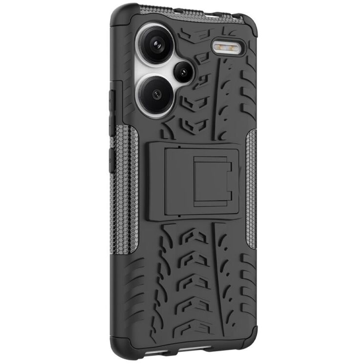 Захисний чохол UniCase Hybrid X для Xiaomi Redmi Note 13 Pro+ - Black: фото 5 з 15