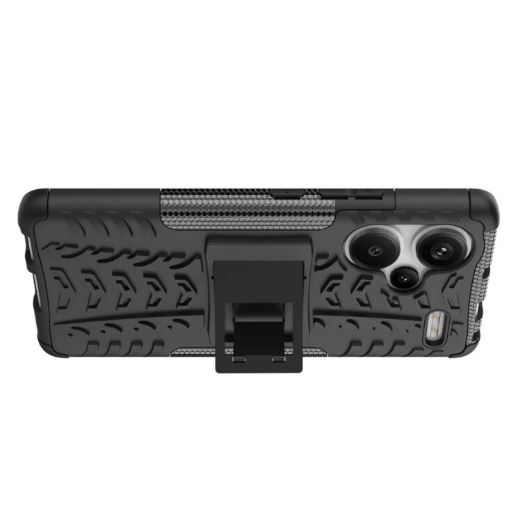 Захисний чохол UniCase Hybrid X для Xiaomi Redmi Note 13 Pro+ - Black: фото 2 з 15