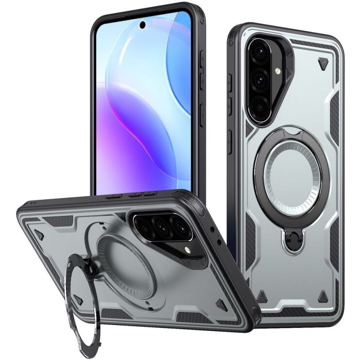 Защитный чехол UniCase Lander Armor для Samsung Galaxy A36 (A366) - Grey: фото 1 из 6