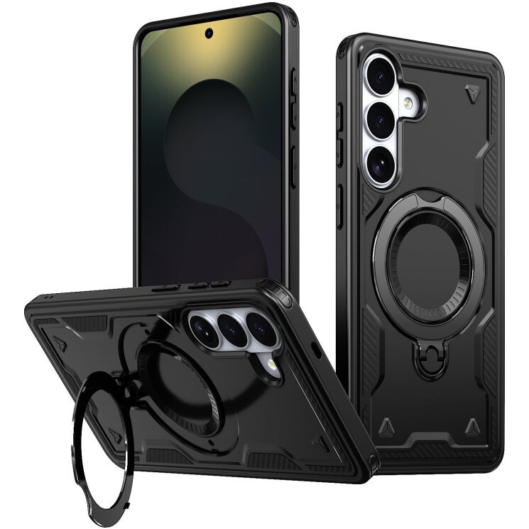 Защитный чехол UniCase Lander Armor для Samsung Galaxy S26 Plus (S947) - Black: фото 1 из 5