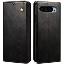 Защитный чехол UniCase Leather Wallet для Google Pixel 9 / 9 Pro - Black: фото 1 из 7