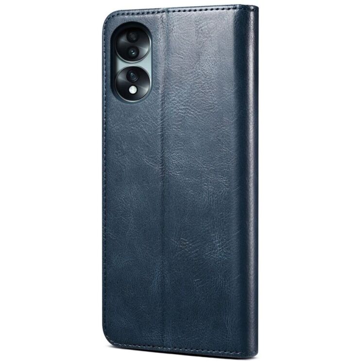 Захисний чохол UniCase Leather Wallet для Honor 70 - Blue: фото 5 з 11