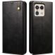 Защитный чехол UniCase Leather Wallet для Motorola Edge 50 Ultra - Black (354022B). Фото 1 из 6