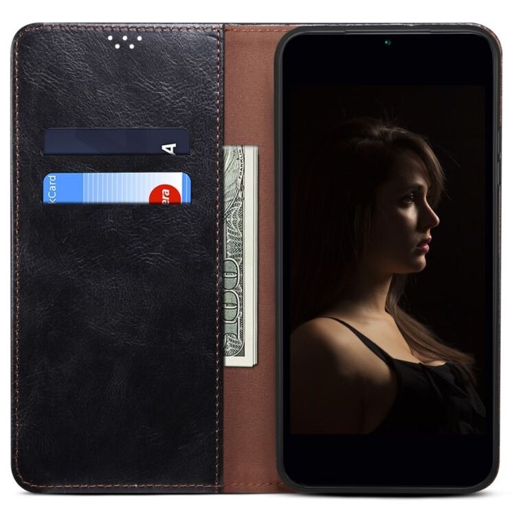 Защитный чехол UniCase Leather Wallet для OnePlus 13 - Black: фото 2 из 7