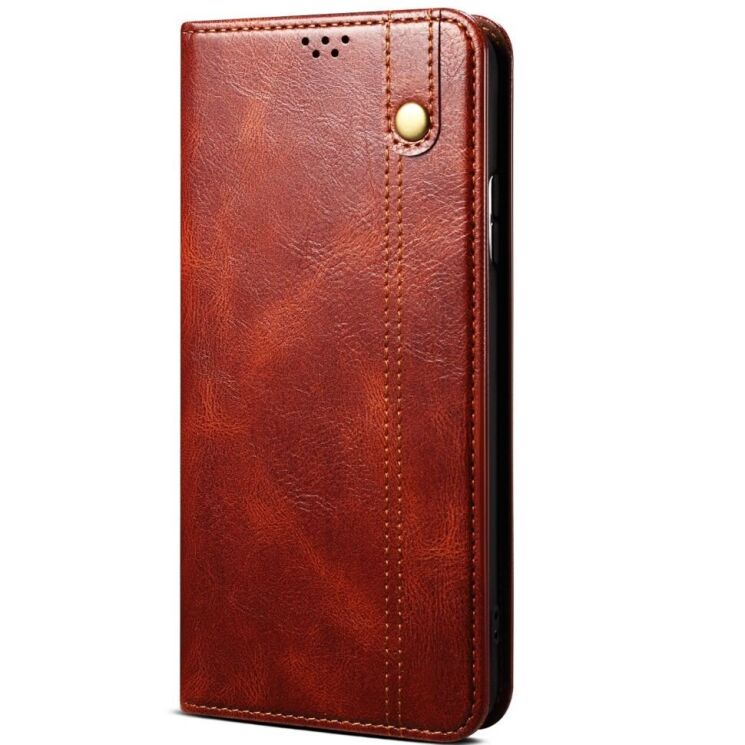 Защитный чехол UniCase Leather Wallet для Samsung Galaxy A34 (A346) - Brown: фото 6 из 7