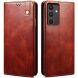 Защитный чехол UniCase Leather Wallet для Samsung Galaxy A34 (A346) - Brown (319847Z). Фото 1 из 7