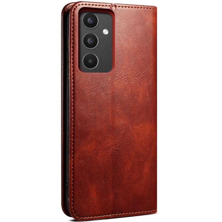 Защитный чехол UniCase Leather Wallet для Samsung Galaxy A34 (A346) - Brown: фото 7 из 7