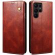 Защитный чехол UniCase Leather Wallet для Samsung Galaxy S23 Ultra (S918) - Brown (321078Z)