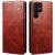 Защитный чехол UniCase Leather Wallet для Samsung Galaxy S23 Ultra (S918) - Brown: фото 1 из 9