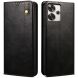 Защитный чехол UniCase Leather Wallet для Xiaomi Poco F6 - Black (355043B). Фото 1 из 6