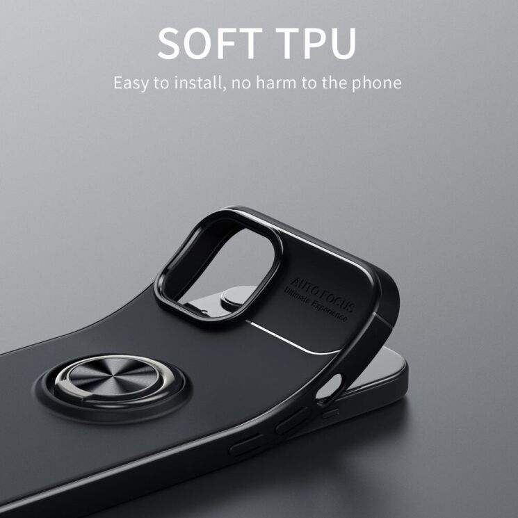 Защитный чехол UniCase Magnetic Ring для Apple iPhone 15 - Red: фото 9 из 13