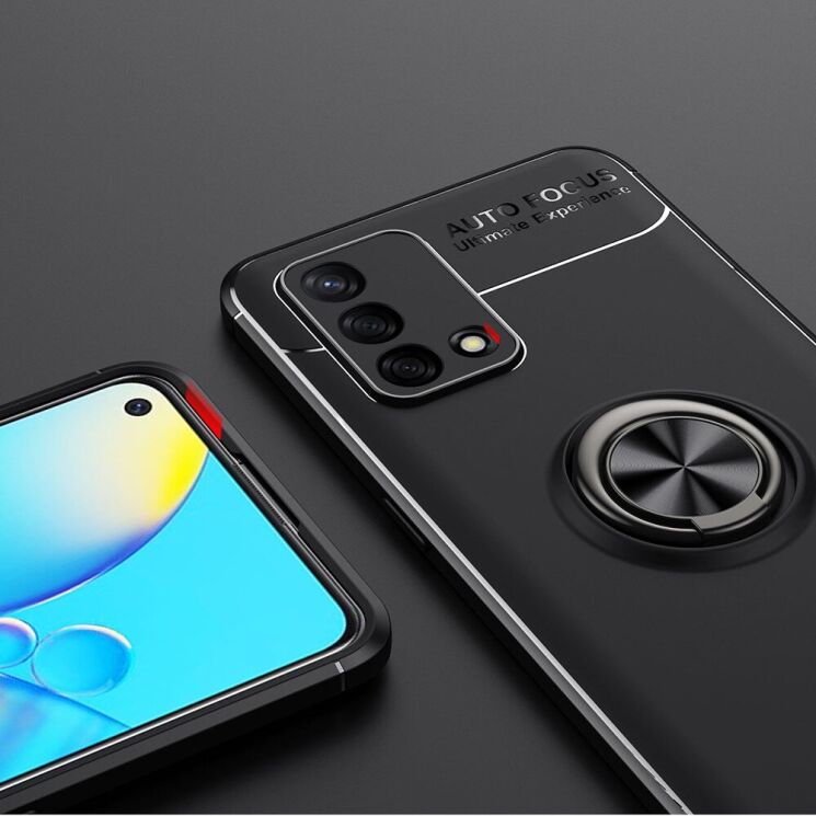 Защитный чехол UniCase Magnetic Ring для OPPO A74 - Red: фото 11 из 15