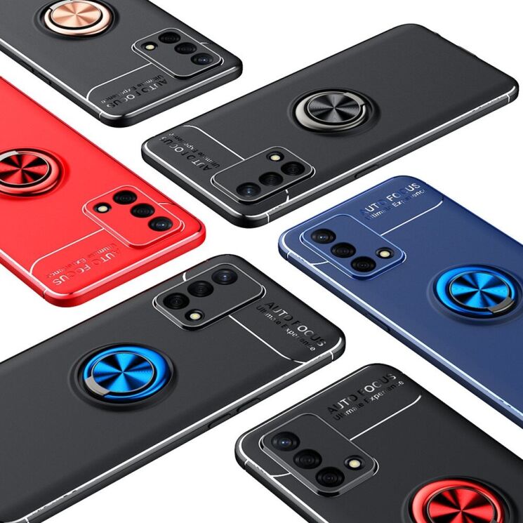 Защитный чехол UniCase Magnetic Ring для OPPO A74 - Red: фото 15 из 15