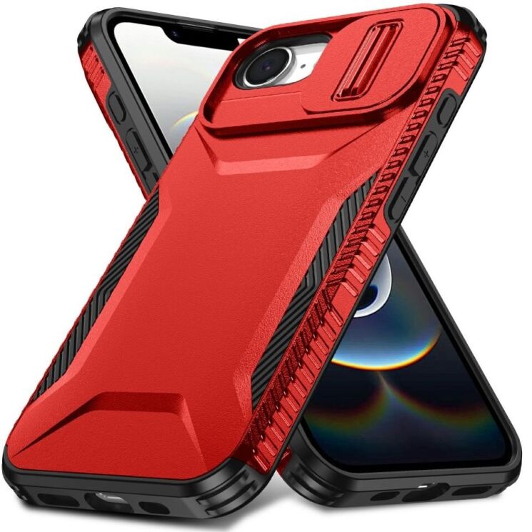 Защитный чехол UniCase Shuttle Guard для Apple iPhone 16e - Red: фото 1 из 7