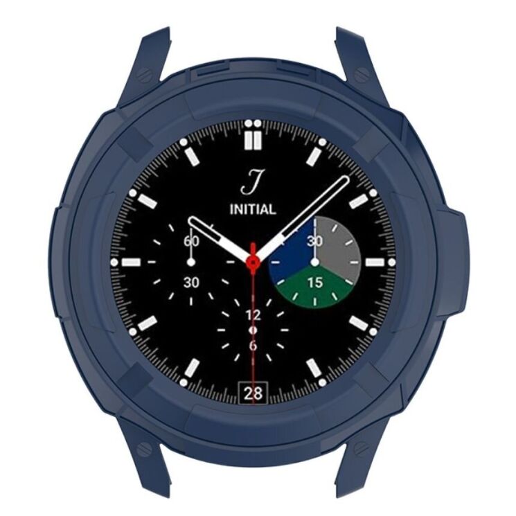 Защитный чехол UniCase Silicone Cover для Samsung Galaxy Watch 4 Classic (42mm) - Midnight Blue: фото 1 из 9