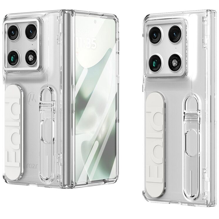 Защитный чехол UniCase Wrist Stand (FF) для Motorola Razr Fold - Transparent: фото 3 из 15