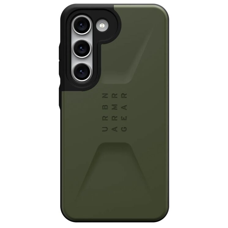 Захисний чохол URBAN ARMOR GEAR (UAG) Civilian для Samsung Galaxy S23 (S911) - Olive Drab: фото 1 з 10