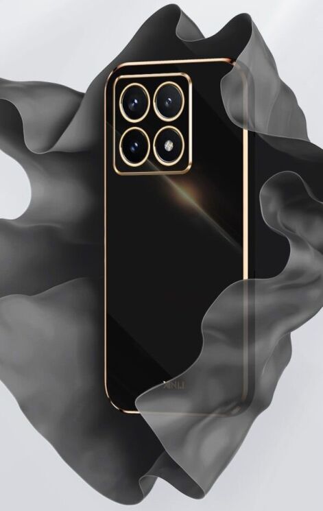 Защитный чехол XINLI Porcelain Design для Xiaomi 14T - Black: фото 7 из 9