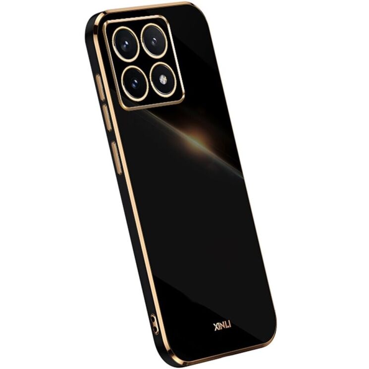 Защитный чехол XINLI Porcelain Design для Xiaomi 14T - Black: фото 1 из 9