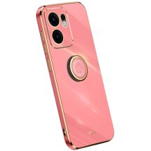 Защитный чехол XINLI Porcelain Magnetic для OPPO Reno 13 F/FS 5G - Red: фото 1 из 7