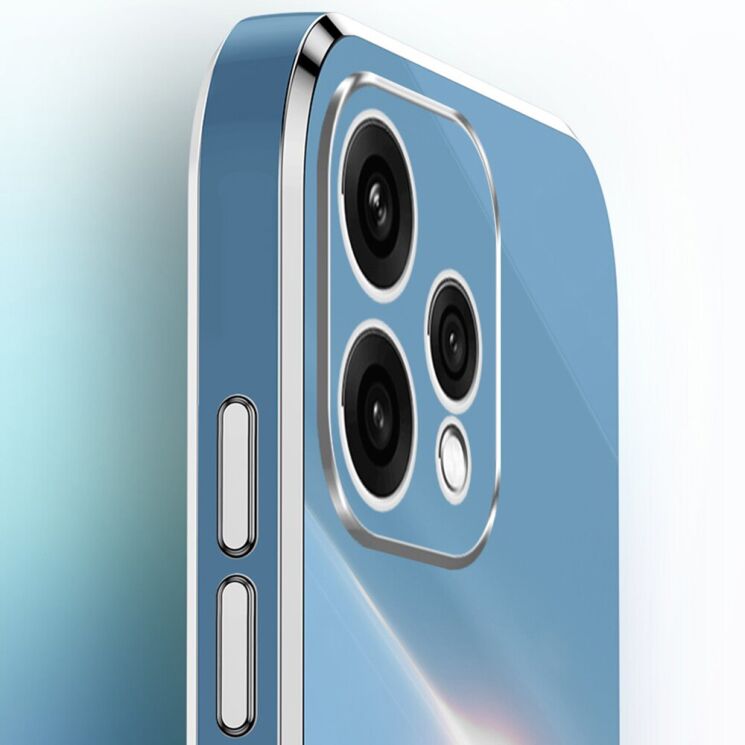 Захисний чохол XINLI Porcelain Ring для OPPO Reno 15 - Cyan: фото 6 з 6