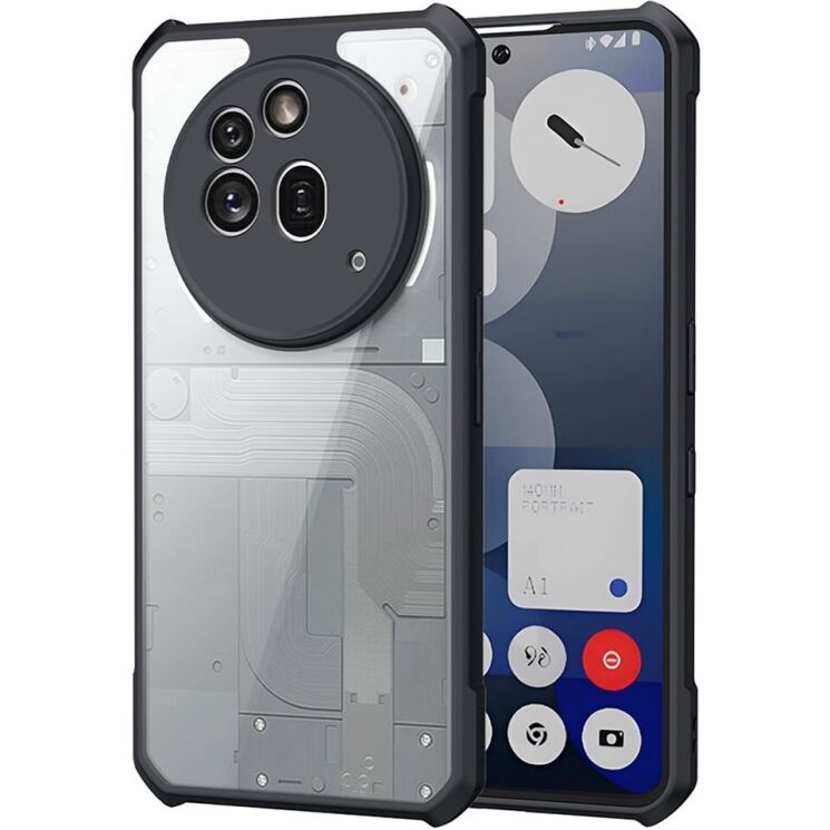 Захисний чохол XUNDD Rugged Case для Nothing Phone (3a) Pro - Black: фото 1 з 6