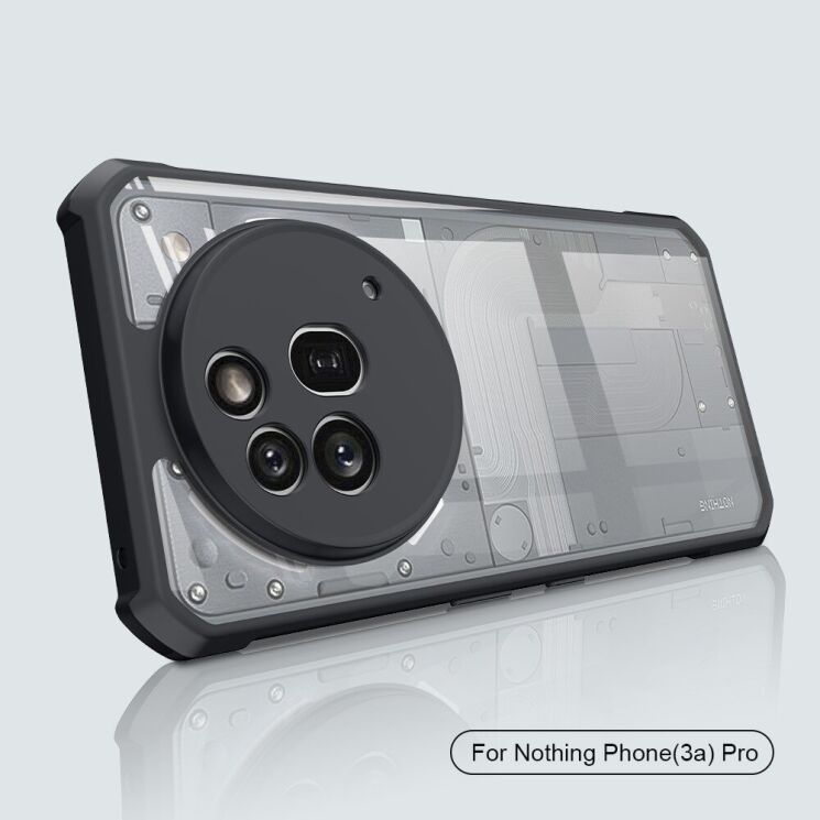 Захисний чохол XUNDD Rugged Case для Nothing Phone (3a) Pro - Black: фото 2 з 6