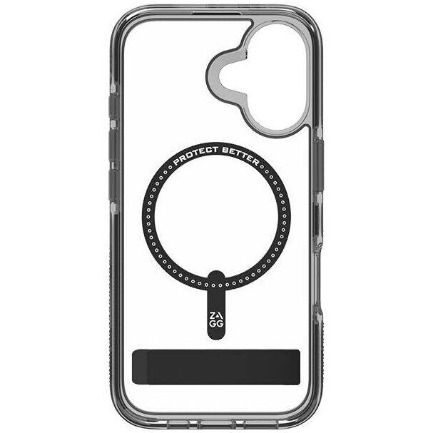 Захисний чохол Zagg Gear4 Piccadilly Snap with Kickstand для iPhone 16 Plus (702316272) - Black: фото 3 з 6