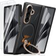 Защитный комплект TORRAS Ostand Q3 VegSkin with MagSafe (FF) для Samsung Galaxy Fold 8 Ultra - Black (424065B)