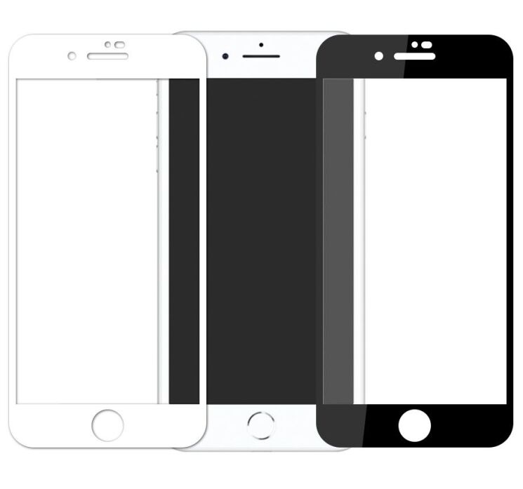 Защитное стекло MOFI 9H Full Cover Glass для Apple iPhone 7 Plus / 8 Plus - Black: фото 4 из 11