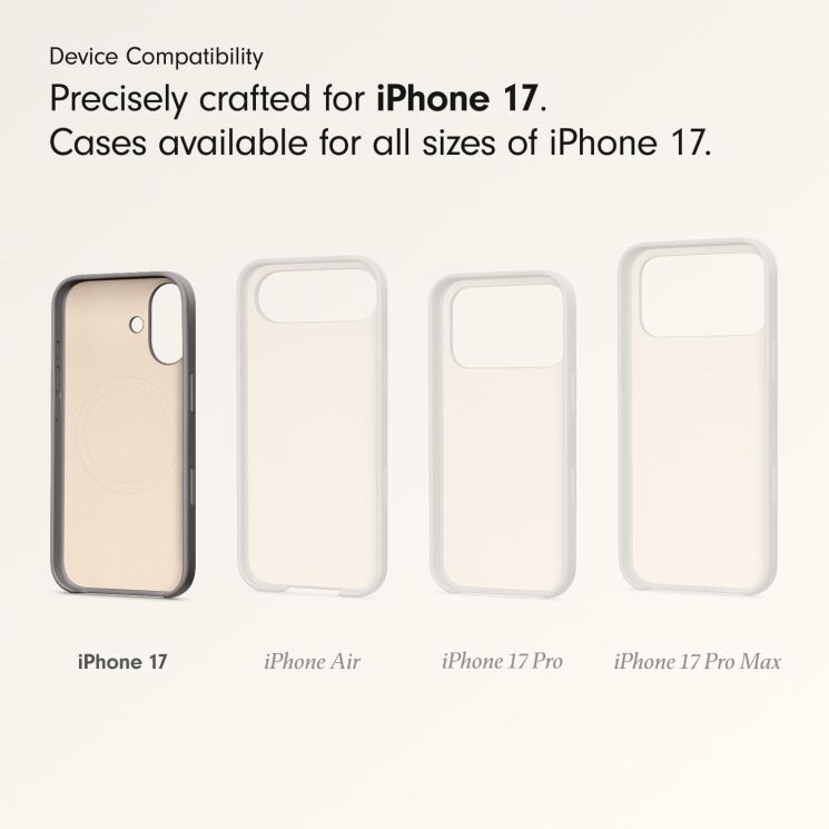 Чехол Beats Case with MagSafe and Camera Control для iPhone 17 (MGK24) - Granite Gray (407700H) Чехол Beats Case with MagSafe and Camera Control для iPhone 17 (MGK24) - Granite Gray: фото 4 з 6