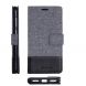 Чехол-книжка MUXMA Canvas Diary для Sony Xperia XZ2 Compact - Black (179411B). Фото 2 из 14