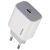Мережевий зарядний пристрій USAMS US-CC118 T34 PD Fast Travel Charger (20W) - White: фото 1 з 12