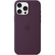 Оригинальный чехол Silicone Case with MagSafe для Apple iPhone 16 Pro Max (MYYW3) - Plum (366356V). Фото 4 из 5
