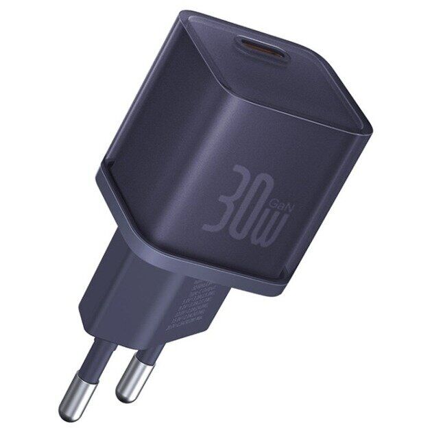 Сетевое зарядное устройство Baseus GaN5S Fast Charger 1C 30W (P10162504) - Midnight Purple: фото 1 из 21