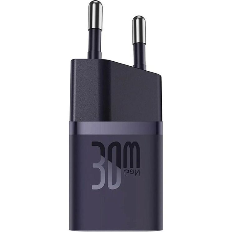 Сетевое зарядное устройство Baseus GaN5S Fast Charger 1C 30W (P10162504) - Midnight Purple: фото 3 из 21