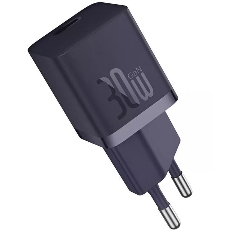 Сетевое зарядное устройство Baseus GaN5S Fast Charger 1C 30W (P10162504) - Midnight Purple: фото 5 из 21
