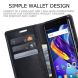Чехол-книжка MUXMA Canvas Diary для Sony Xperia XZ2 Compact - Black (179411B). Фото 8 из 14