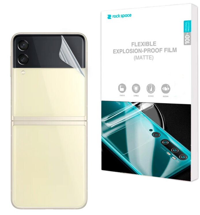 Антиблікова плівка на задню панель RockSpace Explosion-Proof Matte для Samsung Galaxy Flip 3: фото 1 з 9