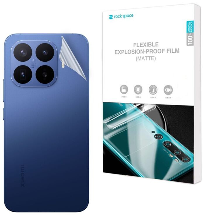 Антиблікова плівка на задню панель RockSpace Explosion-Proof Matte для Xiaomi 17T Pro (422317) Антиблікова плівка на задню панель RockSpace Explosion-Proof Matte для Xiaomi 17T Pro: фото 1 з 9