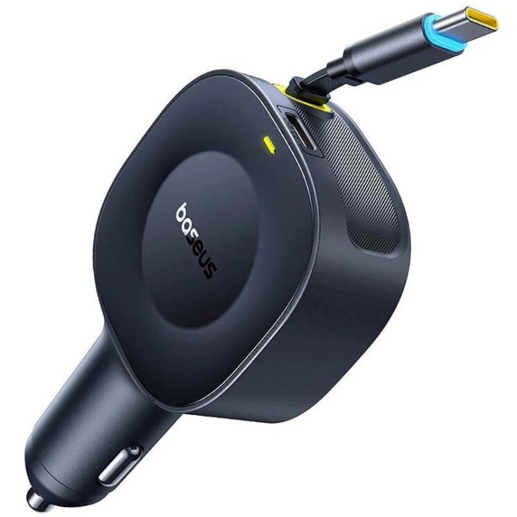 Автомобільний зарядний пристрій Baseus PrimeTrip VR2 45W 1C + кабель Type-C (C02069) - Cosmic Black: фото 2 з 18
