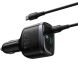 Автомобільний зарядний пристрій Hoco Z70 PD45W (2Type-C + USB) + кабель Type-C to Type-C - Black (923427B). Фото 4 з 8