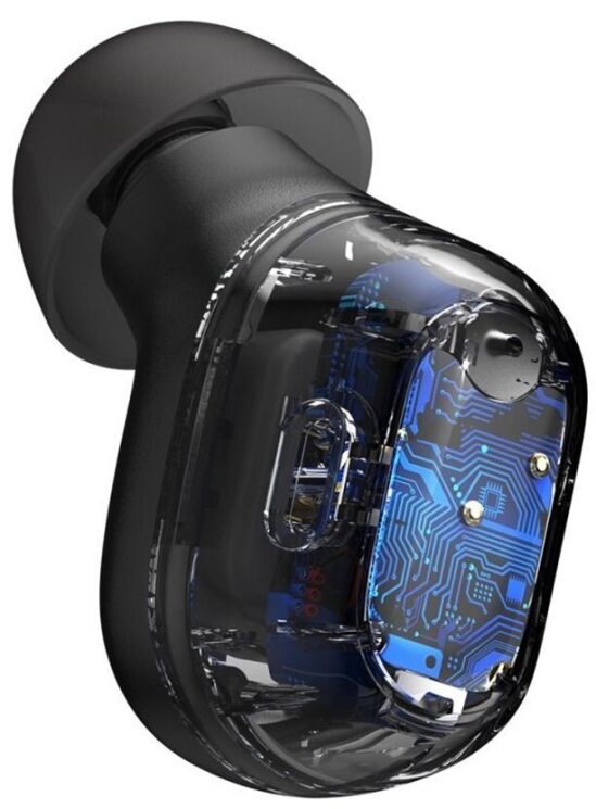 Беспроводные наушники Baseus Encok TWS WM01 - Black: фото 4 из 18
