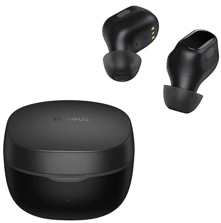 Беспроводные наушники Baseus Encok TWS WM01 - Black: фото 3 из 18