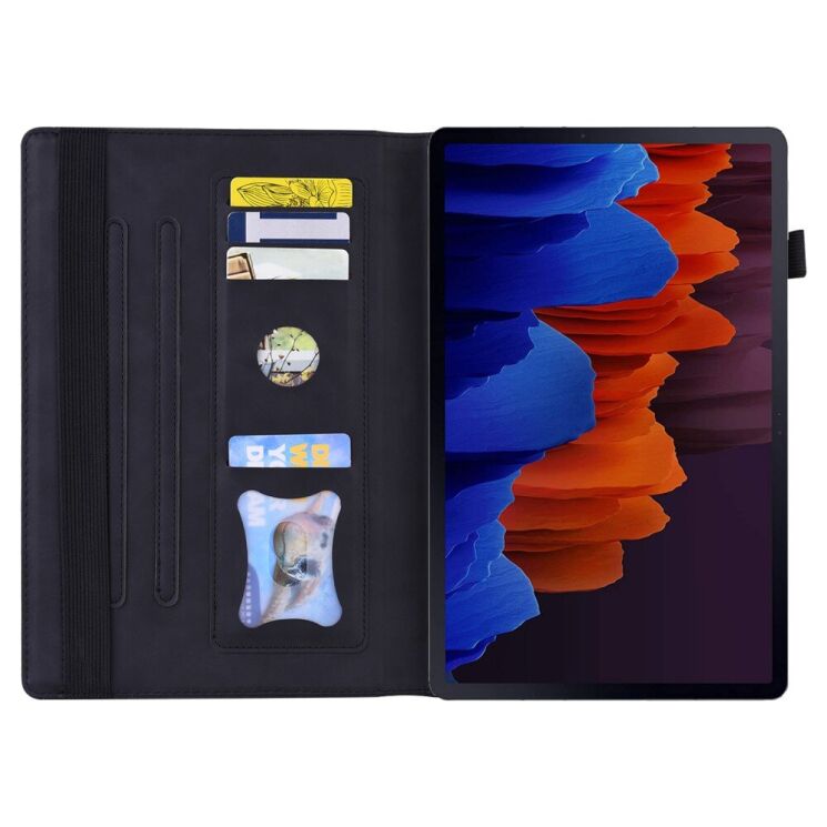 Чехол Deexe Business Style для Samsung Galaxy Tab S7 / S8 / S9 / S9 FE / S10 FE (T870/T875/X700/X706/X710/X716/X510/X516/X520/X526) - Black: фото 6 из 10